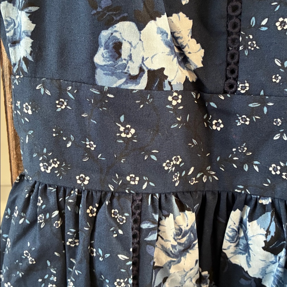 Floral Blue Dress - Picture 5 of 6